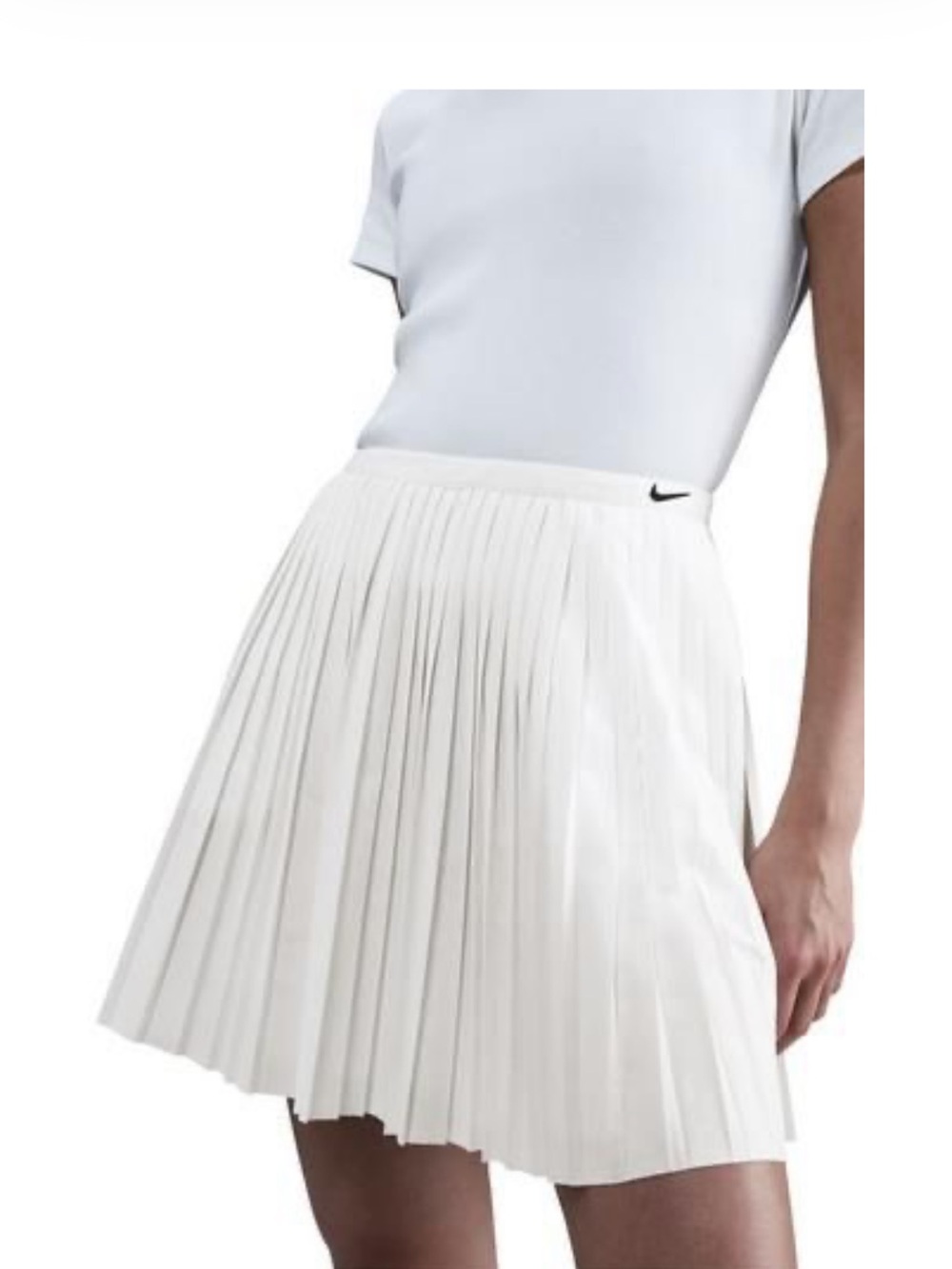 Nike Women's White Pleated Skirt, sz S, new